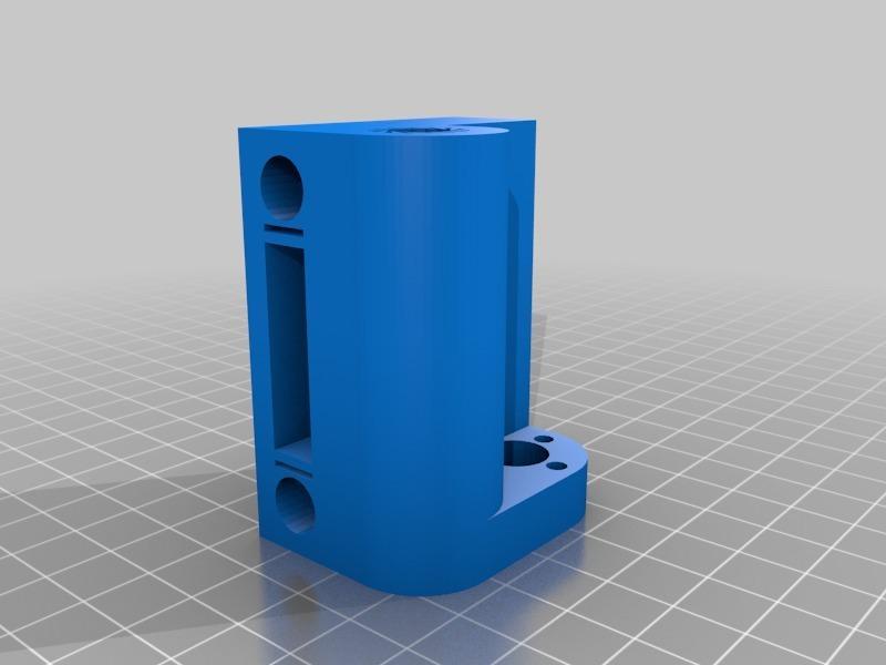 Hesine M505 Anet A8 (Prusa i3) X-Mount incl. 8mm bearing (LM8UU)(Z-rod screw mount at top) without cutout for tensioning