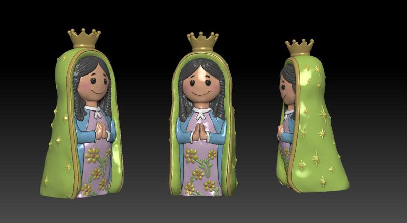 Virgen Porfis, Virgencita Plis