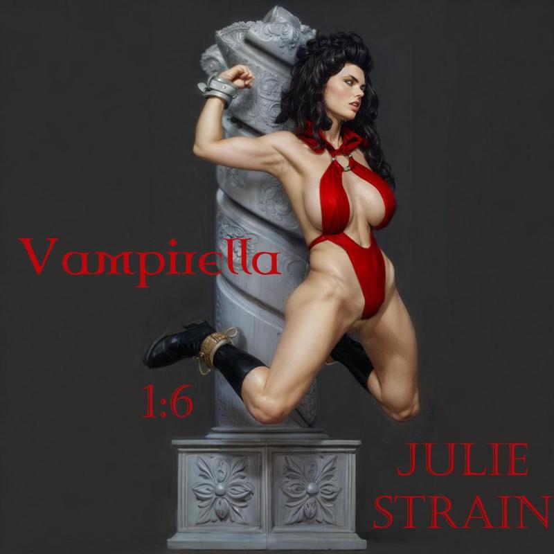 Vampirella aka Julie Strain Chained