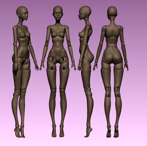 Additional hinge | 3D doll / jointed doll / bjd doll / ooak / digital doll handmade / Printing