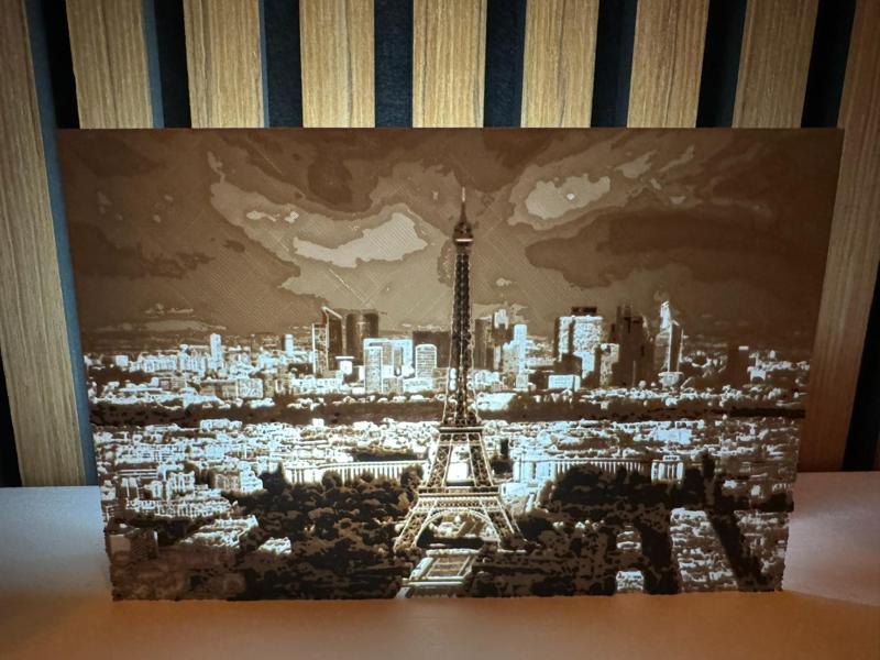 Lithophane Paris HueForge