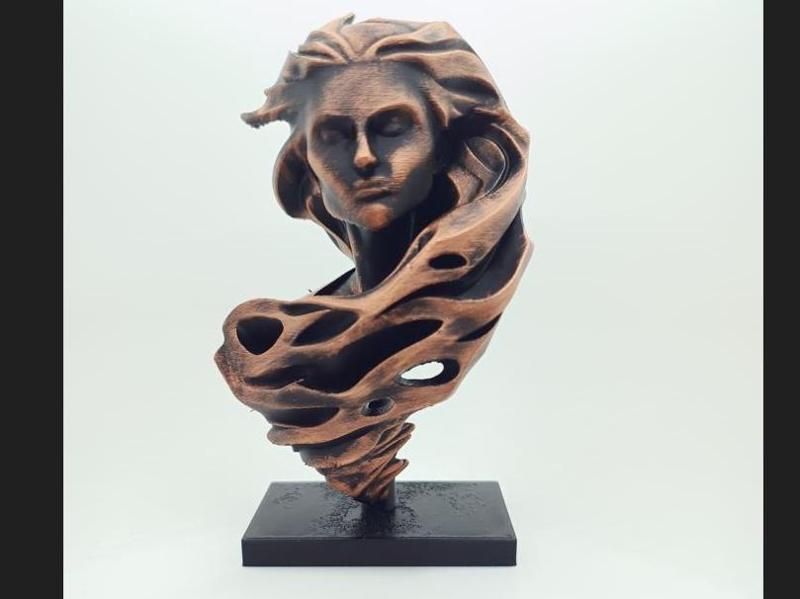 Abstract Bust Sculpture Woman