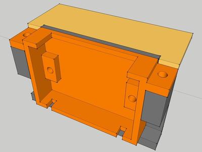 Servo Frame DS 3288 MG Vertical Mount