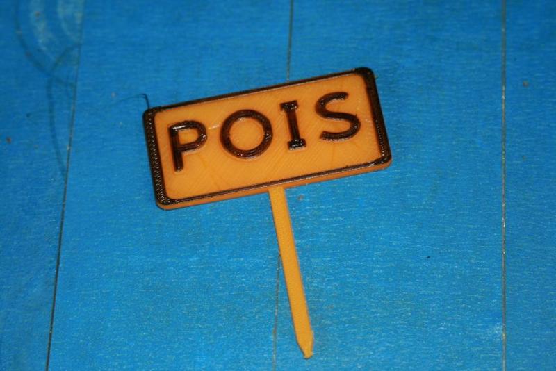 Panneau potager Pois