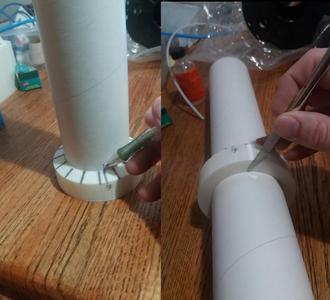 Body Tube Cutting And Marking Jig For model rockets succh as estes and centuri