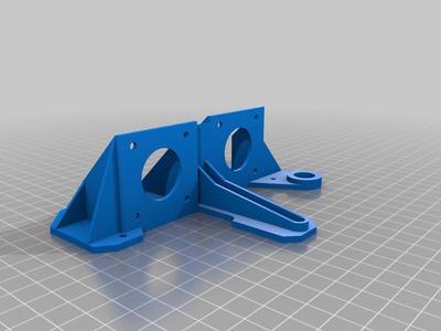 Rigidbot Dual E3D Titan Aero mount