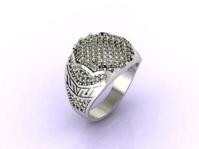 Gents Ring - Mens Ring STL READY FILES  Jewelry Rings For Men