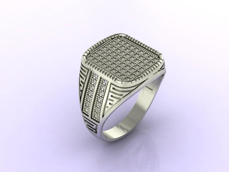 Gents Ring - Mens Ring STL READY FILES  Jewelry Rings For Men