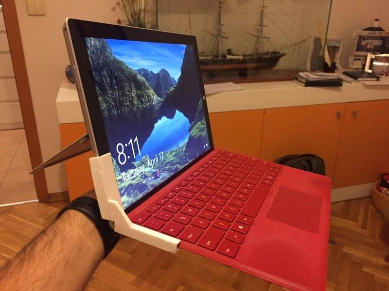 Surface Pro laptop keyboard holder