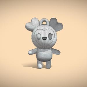 twice lovely Davely keychain