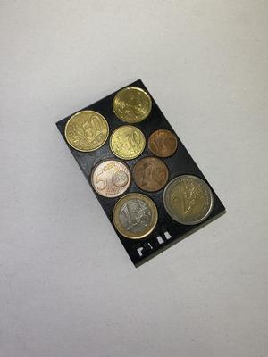Card Coin Holder (EUR, USD, CZK variations)