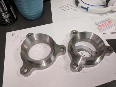 exhaust turbo adapter LS  GM engine