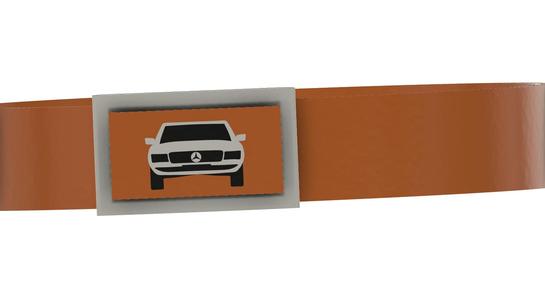 Mercedes SL R107 emblem, suitable for special belt buckle