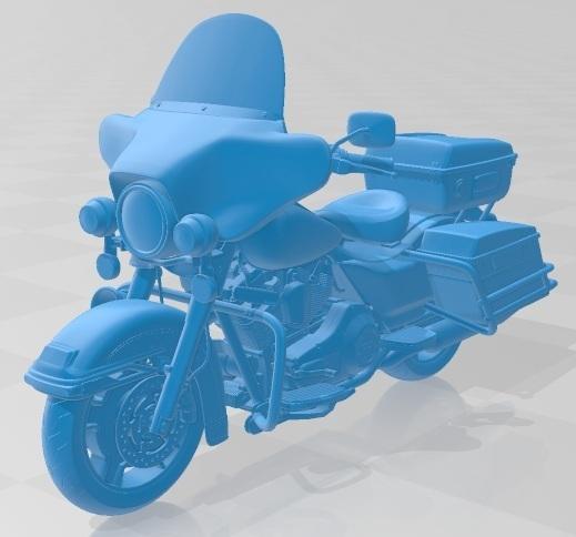 Harley Davidson Electra Glide Police 2013 Printable Motorbike