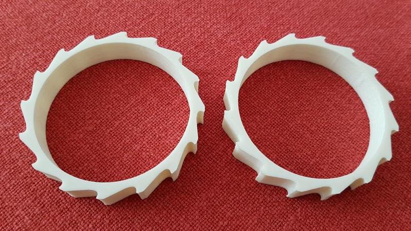 Tires for Neato wheels for high pile carpet