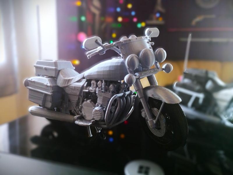 motorcycle police 3d print