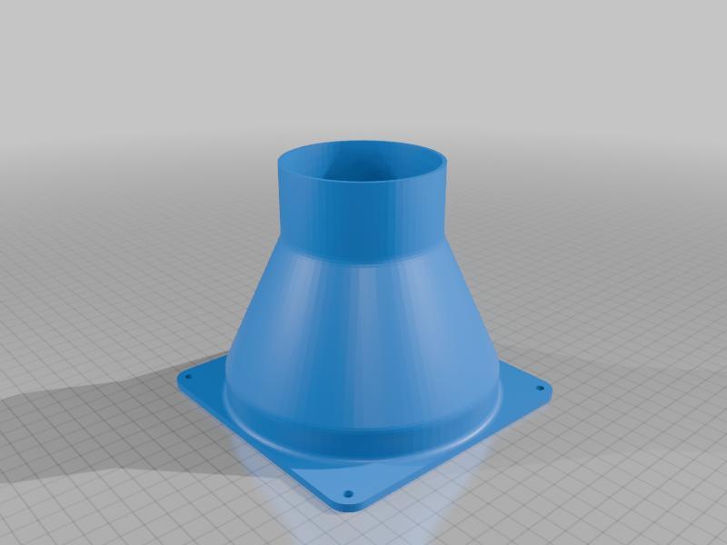 140mm Fan Duct Funnel - Windsim - Simracing