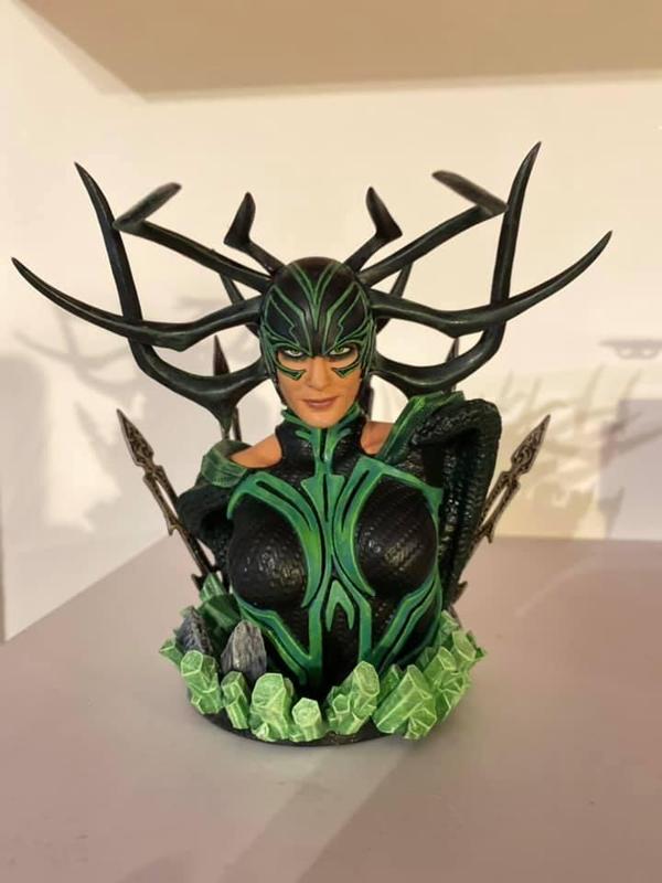 WICKED MARVEL HELA BUST: TESTED AND READY FOR 3D PRINTING