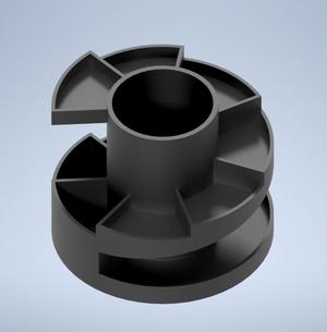 Helical pencil organiser