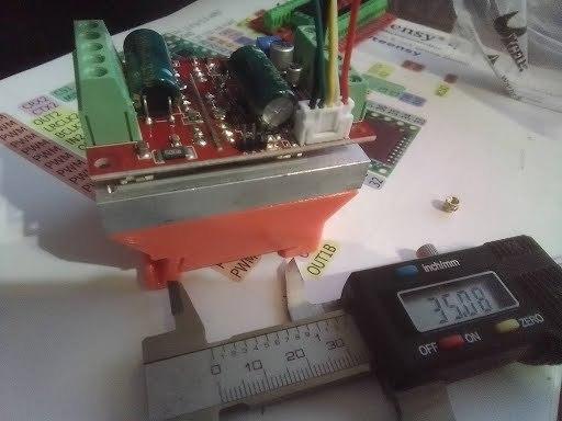 DIN Rail mount for RioRand BLDC motor driver