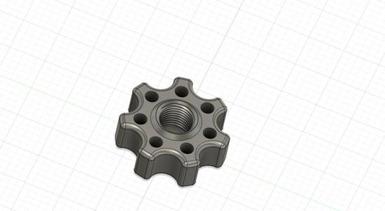 écrou + vis bedchair