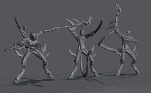 Dirz Crimson Furies (Alternative poses)