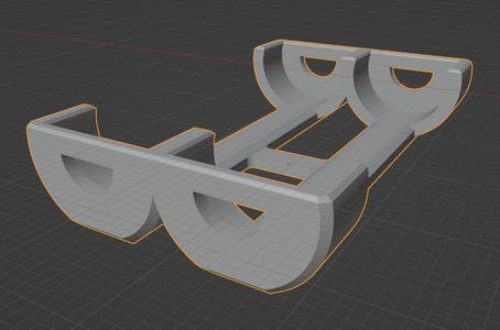 18650 x2 battery minimal holder (remix)