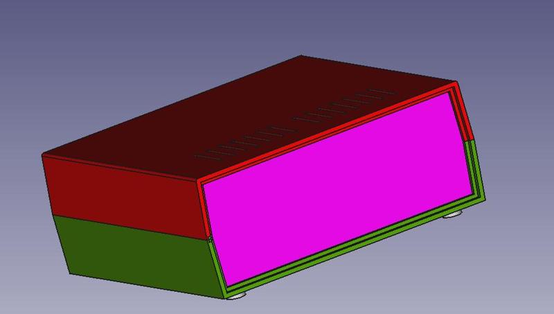 Universal case for devices 237x218x92