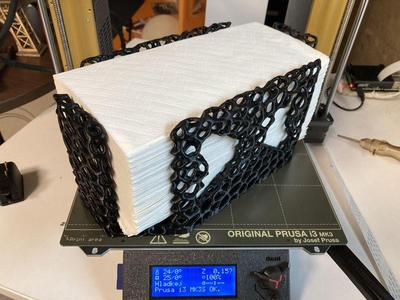 Voronoi paper towel-tissue box 24 x 11 cm