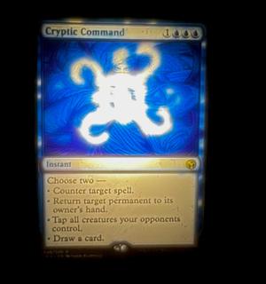 Cryptic Command MAgic the gathering CMYK Litho LED