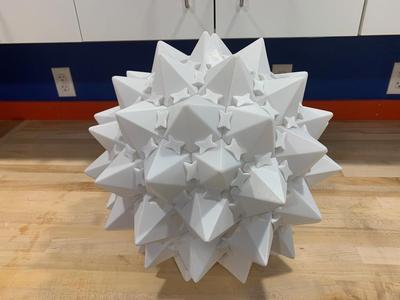 Geodesic Sphere LED Lamp