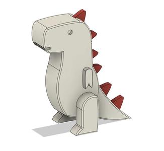 Simple Dinosaur Action Figure - Build Yourself