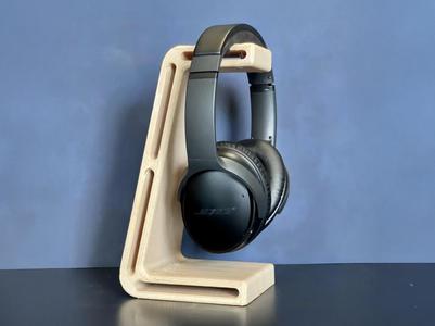 Modern Headphone Stand -- No Supports
