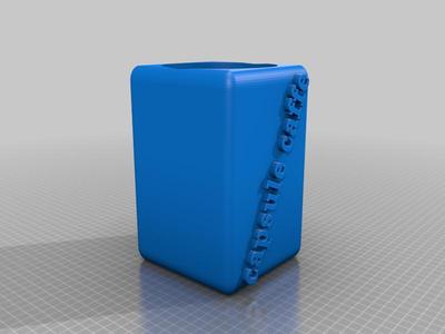 Contenitore per capsule caffe' con tappo