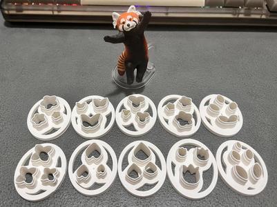 10 pieces Basic Polymer Clay Cutters various sizes