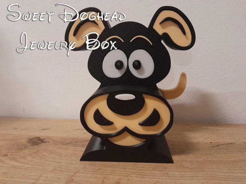 sweet doghead Jewelry Box