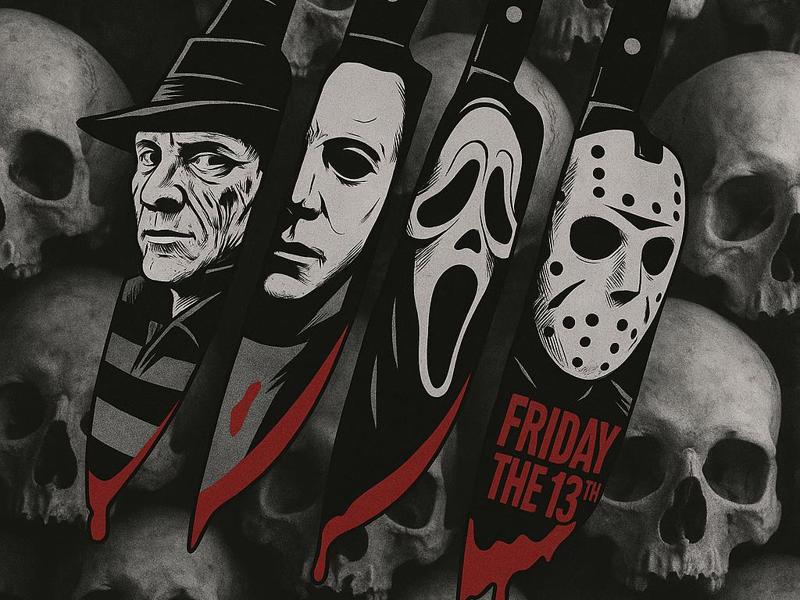 Horror Knives - Freddy - Michael - Scream - Jason
