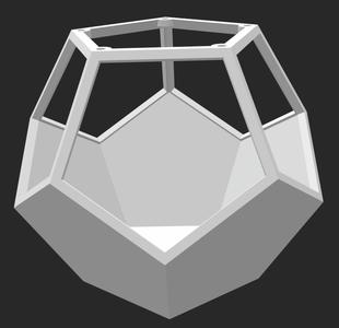 Dodecahedron Shaped Succulent Planter