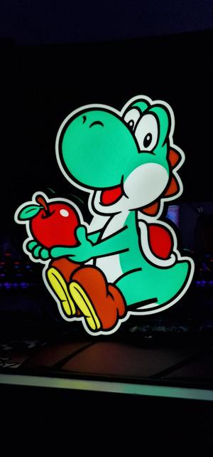 Yoshi Super Mario Lightbox LED Lamp