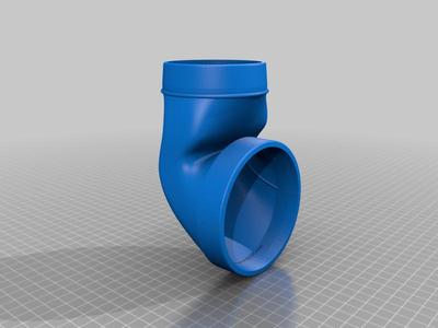 90° exhaust ducts for Xtool S1