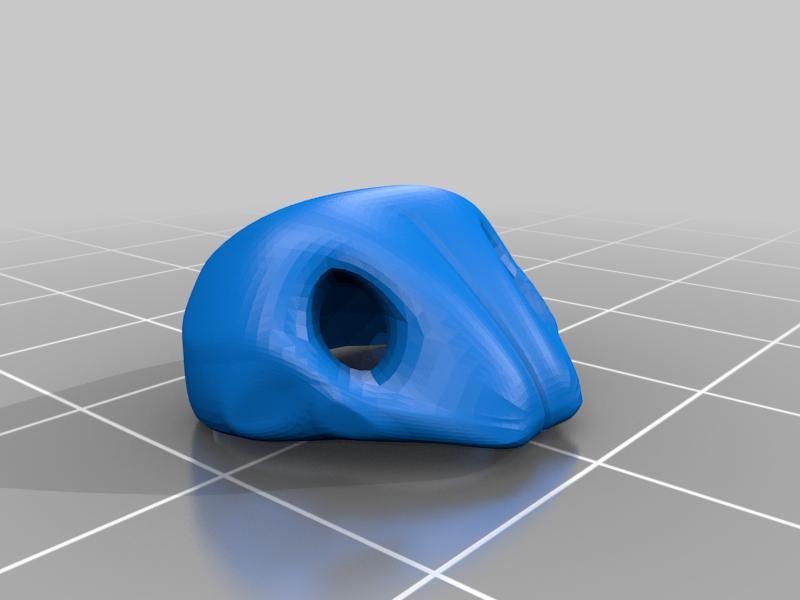 Dog nose with stuffed animal mounting post