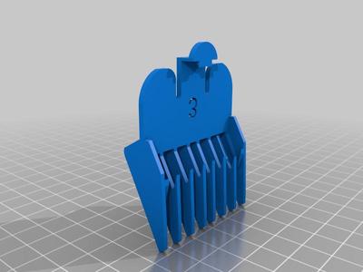 #3 CLIPPER GUARD FOR WAHL TRIMMERS