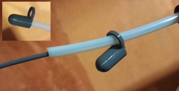 PTFE tube cap with hang ring