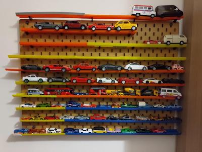 Ikea Skadis Hot Wheels Track Bracket