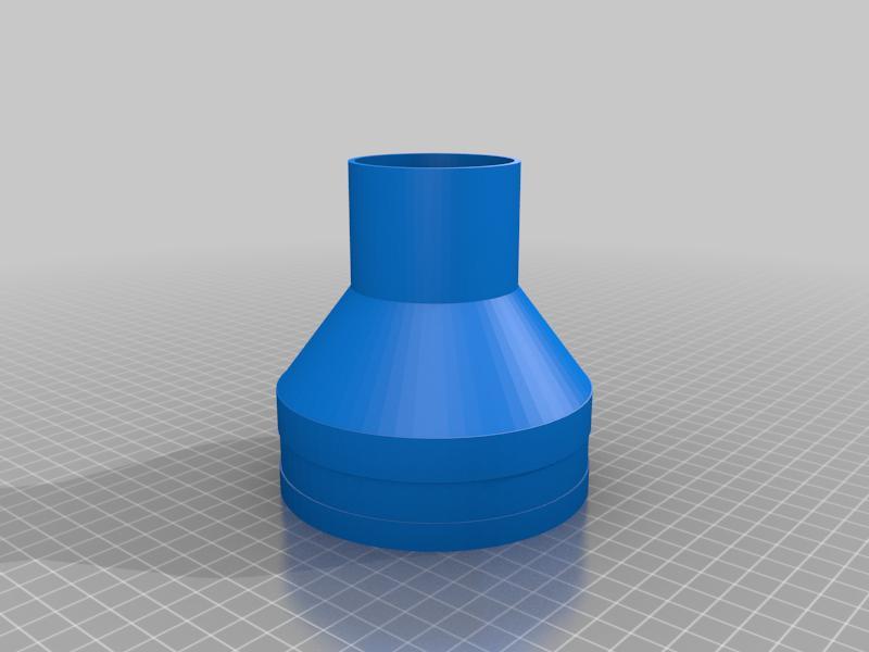 2" shop vac 4" planner Adapter worm clamp