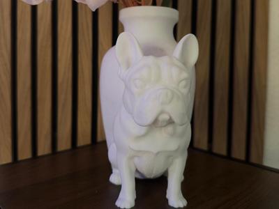 Frenchie Vase