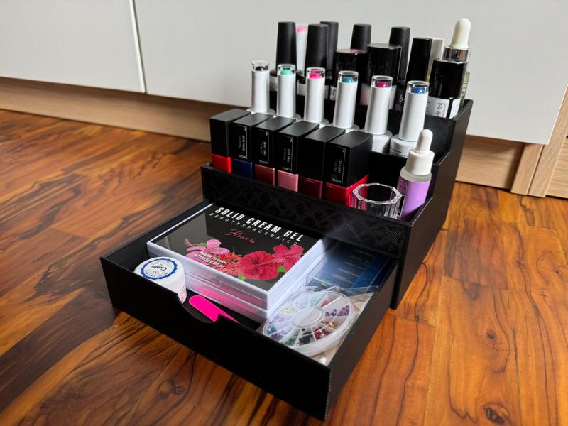 NailArt Organizer with drawer