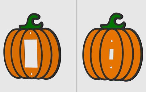 Pumpkin - Light Switch Cover