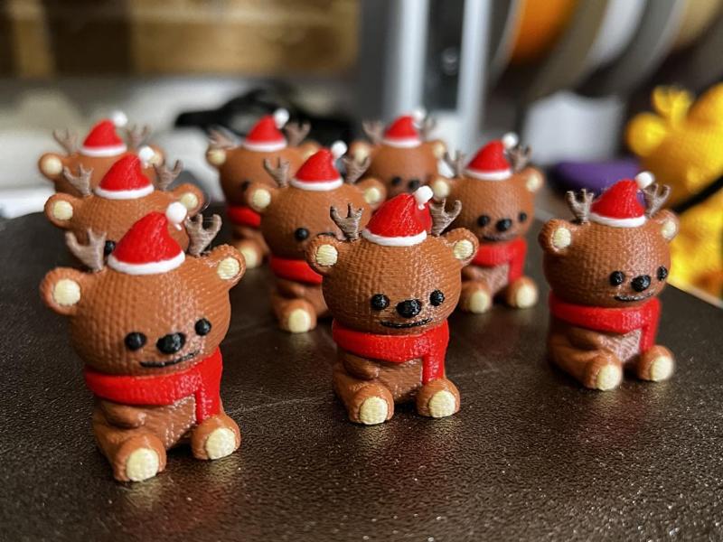 Cute Crochet Baby Reindeer - Christmas