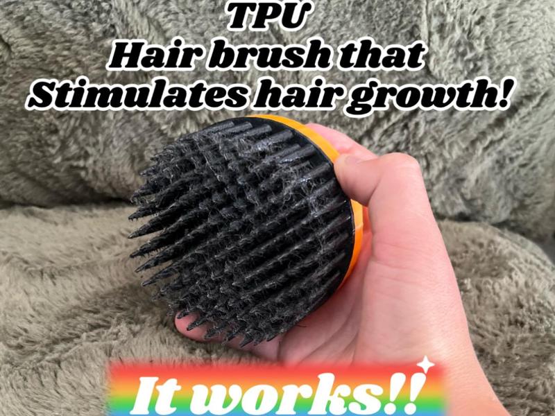 TPU HAIR GROWTH BRUSH aka MASSAGE BRUSH